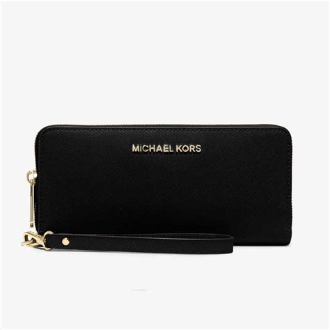 genuine leather michael kors outlet|Michael Kors leather continental wristlet.